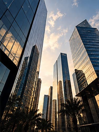 أبراج زجاجية في الرياض
